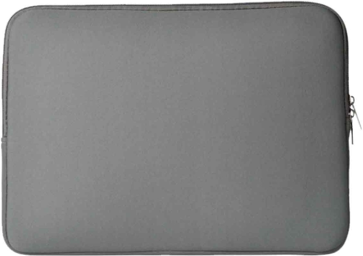 Image of 15-inch laptophoes - Zachte beschermhoes - Ritssluiting - Grijs