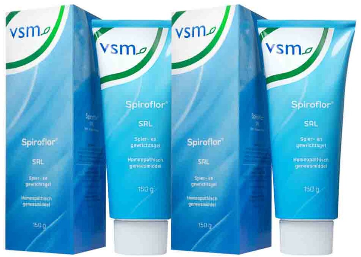 VSM Spiroflor SRL Spier- en gewrichtsgel - 2 x 150 gr - Voordeelverpakking