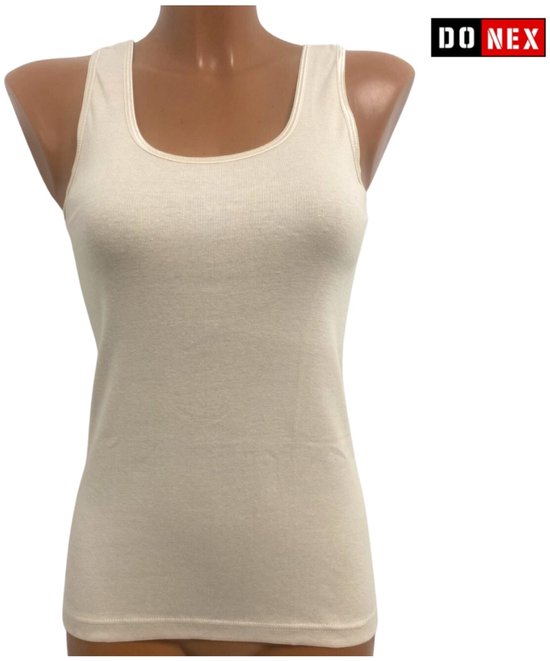 Lot de 2 chemises femme de qualité supérieure - 100 % coton - Couleur chair - Taille XL/ XXL