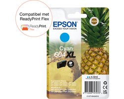 Epson 604XL - Inktcartridge - Origineel - Hoge capaciteit - Cyaan