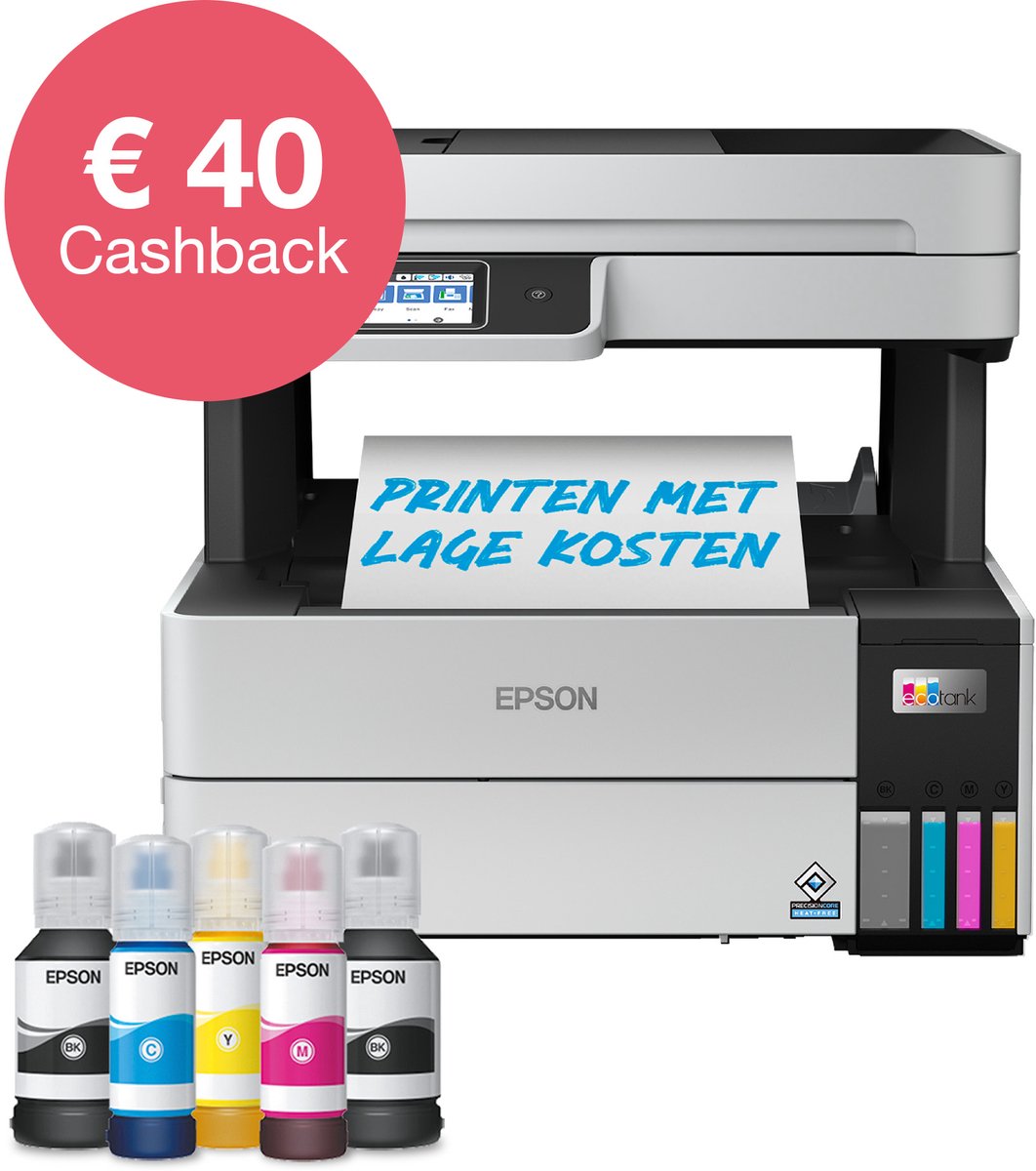Epson EcoTank ET-5170 all-in-one printer Afdruk, Scan, Kopie, Fax, WiFi, USB, Ethernet