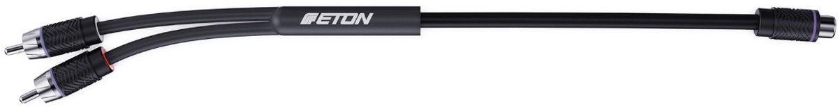 ETON RCAP-YM – Hoogwaardig Y-Cinchkabel 30 cm | 2x Male naar 1x Female