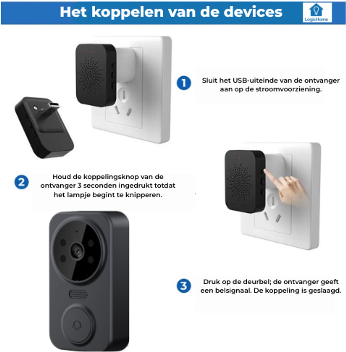 Deurbel camera - afbeelding 3