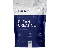 Nutribites Clean Creatine - 100% Gemicroniseerd Creatine Monohydraat - 5 g per Dosering - 250 g - NZVT Gecertificeerd