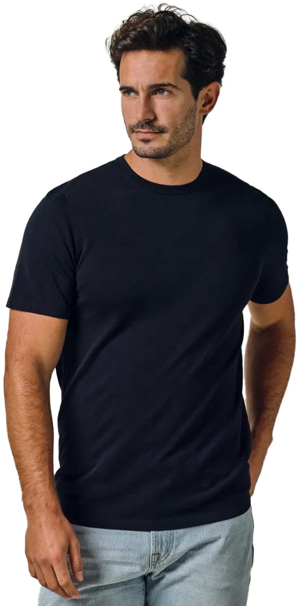 Profuomo t-shirt donkerblauw