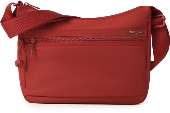 Hedgren Harpers Sac bandoulière femme avec protection RFID – Taille moyenne – Dahlia Red