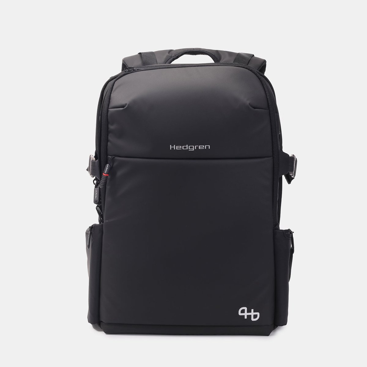 Hedgren Suburbanite Overnight Rugzak 15,6 inch met regenhoes en RFID-bescherming – USB-poort – Waterafstotend – Zwart Eco