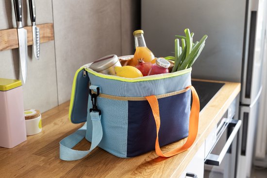 REMEMBER Nick koelbox 16 l Blauw, Oranje, Geel van REMEMBER — afbeelding 3