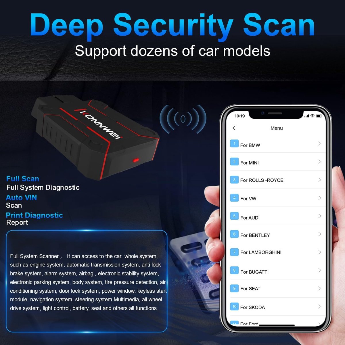 Konnwei MAXOBD - OBD2 thumbnail 6