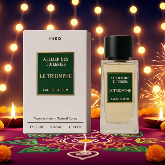 FEESTDAGEN CADEAU - Luxe Franse Eau de Parfum- Le Triomphe Eau de Parfum is een tijdloze geur voor iedereen die zich waant in Parijs - met gratis parfum verstuiver.