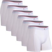 DANISH ENDURANCE Bamboe Boxershorts Heren, Comfortabel, Ademend Ondergoed, Met of zonder gulp, 6-Pack, 2 Zwart, 2 Grijs, 2 Wit, M