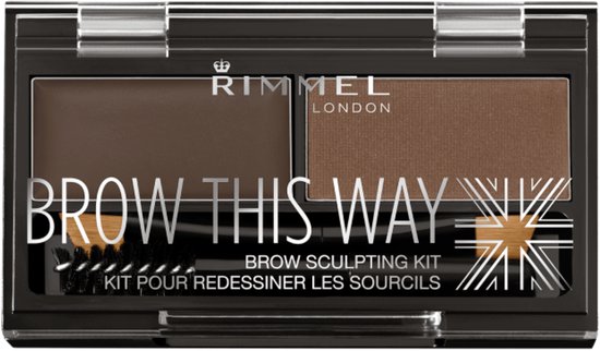 Rimmel London Brow This Way Kit Wenkbrauwpoeder - 003 Dark Brown