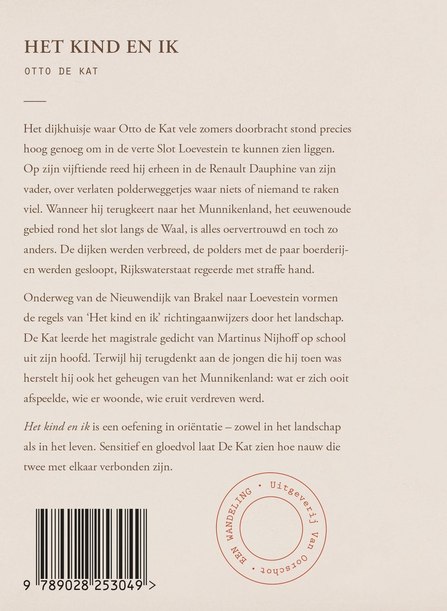 Terloops - Het kind en ik - back cover