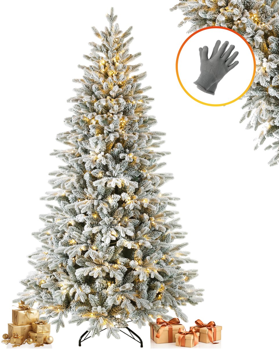 KJ Kunstkerstbomen Calgary Kunstkerstboom de luxe - 210 cm - met