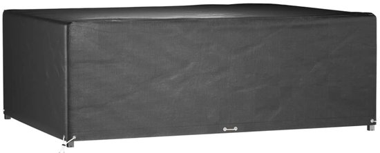 vidaXL Housses de meubles de jardin - Zwart - 270 x 180 x 90 cm - PE - Aluminium - Résistant à Water et aux UV - Set de 2 - Housse pour meubles de jardin