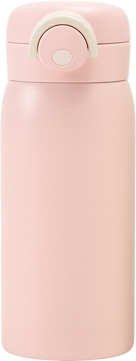 Thermo Drinkfles 350ml – Lekvrij & Stijlvol – BPA-Vrij – Voor Peuter, kind en volwassenen – Roze