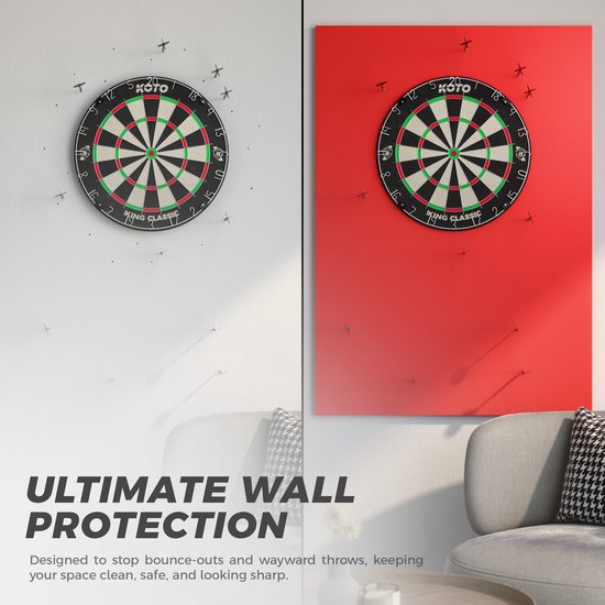 KOTO Square 6 PCS - Dartbord Surround Red van KOTO — afbeelding 4