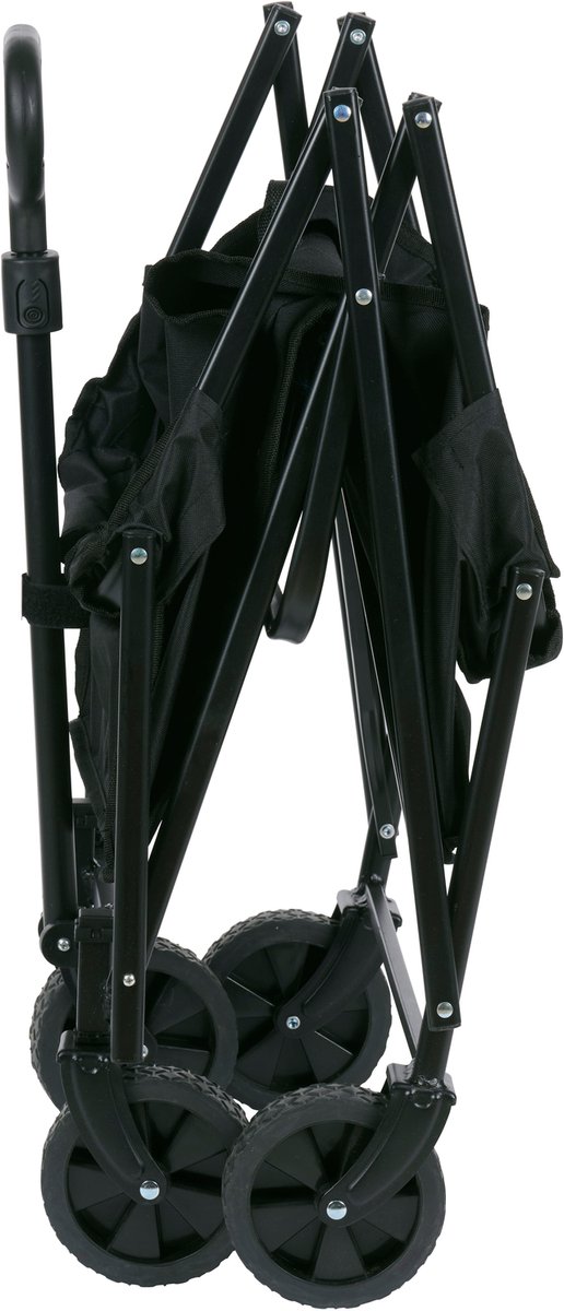 Camp Active - Inklapbare Bolderkar - Opvouwbaar - Zwart - Draagvermogen 50 kg van Camp Active — afbeelding 2