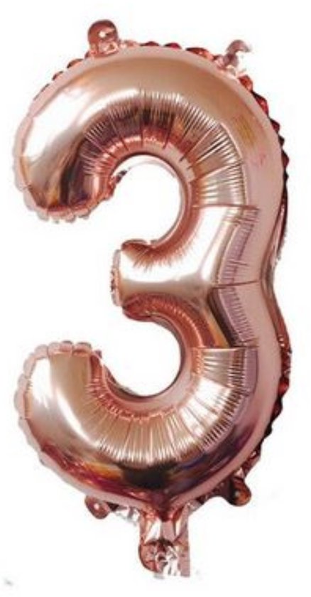Ballon Géant - Numéro 5 - 86 cm - Or Rose M125 - Maison