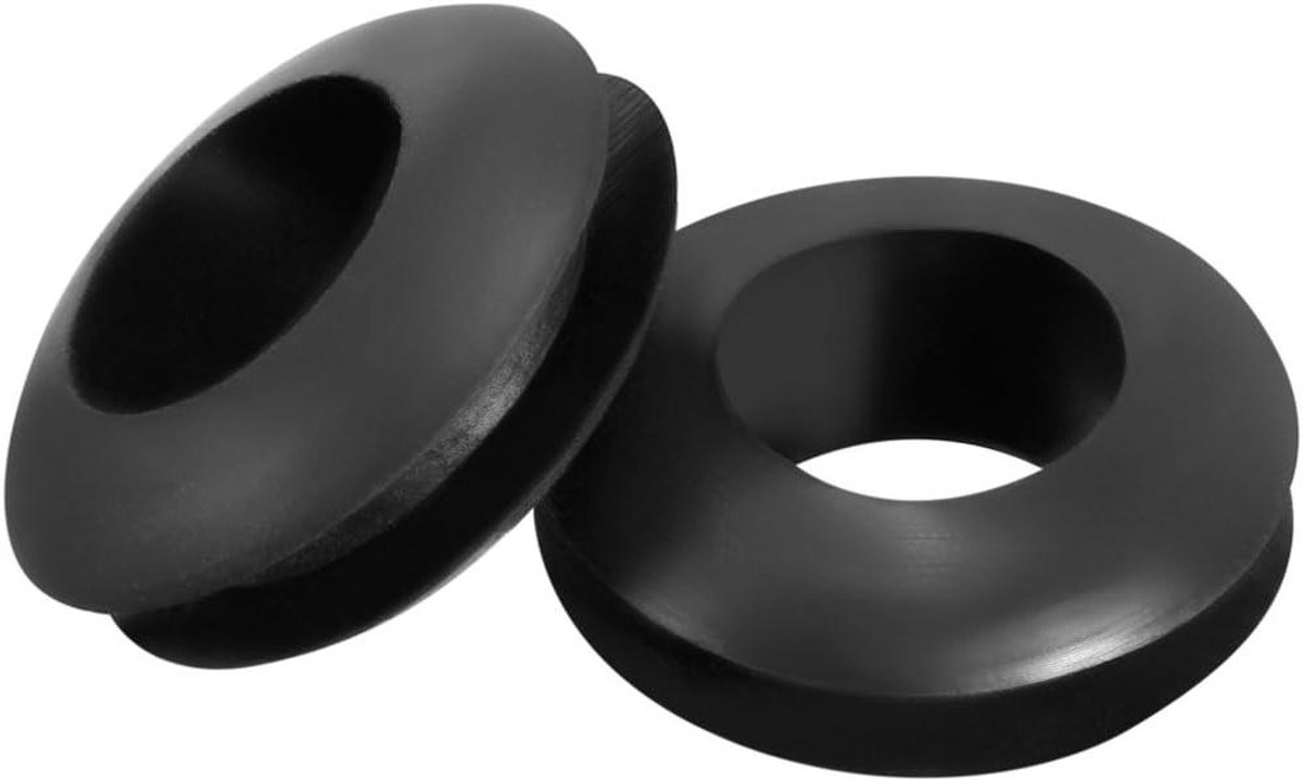 Ronte - Rubberen Aansluitingen Zwart 6 mm 300 stuks Draadbescherming Oliebestendig