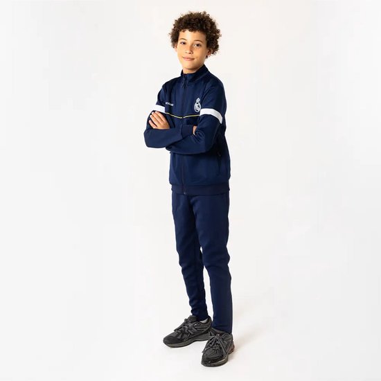 Vêtements de football d'entraînement Real Madrid 2025/2026 Enfants - Taille 128 - Blauw - Garçons et Filles - Boutique des supporters Real Madrid - Merchandise officiels