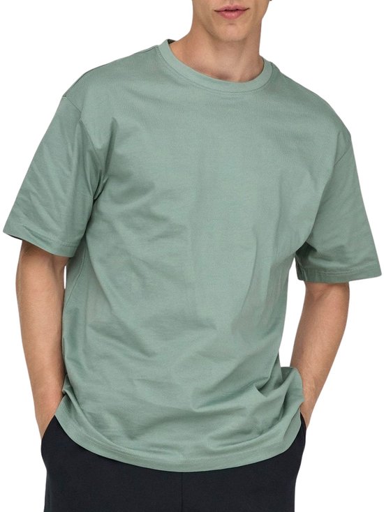 Only & Sons T Shirt Onsfred Rlx Ss Tee Noos 22022532 Chinois Vert Homme Taille - S