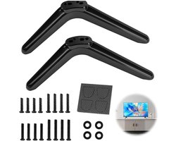 Universele Tv-standaard - Lcd-scherm - Geschikt Voor 32-55 Inch Tv - 2 Stuk - Thuisgebruik Zwart