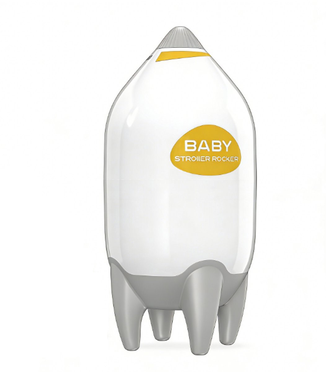 Babywieg Schommel - Draagbare Babywippe Schommelt zachtjes elke kinderwagen of kinderwagen - Baby Vibrerende Kalmeraar met verstelbare snelheid en USB-oplaadbaar - Baby Slaaphulp Noodzakelijkheden voor pasgeborenen