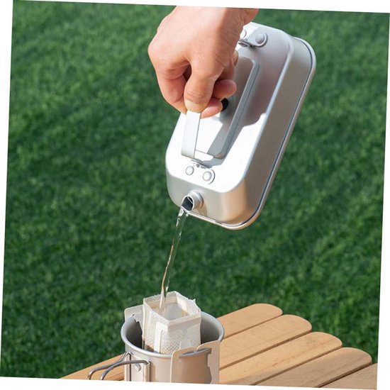 Ketel - 0,3 liter outdoor camping waterfles - Draagbare camping waterfles - Gemaakt van geanodiseerd aluminium - Geschikt voor buitenactiviteiten zoals kampvuren, wandelen, trektochten. - Kan gebruikt worden om water te koken, thee te zetten, enz. — afbeelding 4