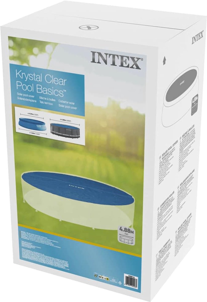 Intex Solar Pool Cover - Easy Set® & Frame Zwembad Ø 488 cm — afbeelding 9