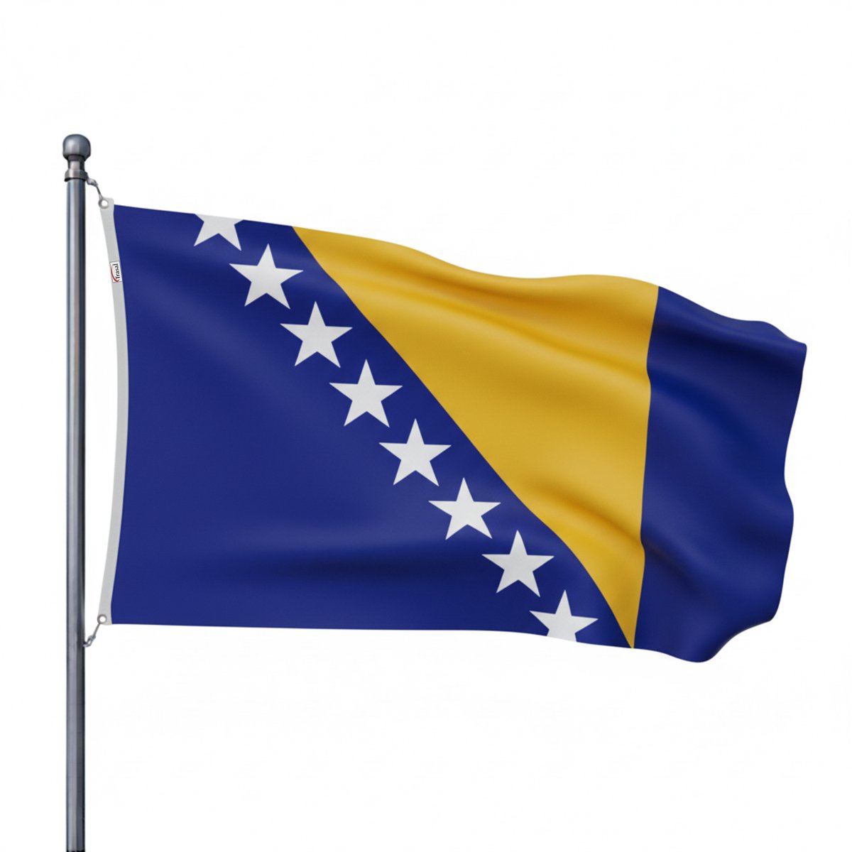 Trasal - vlag Bosnië en Herzegovina – 150x90cm