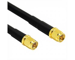 Delock Antenna Cable SMA plug to SMA plug LMR/CFD300 5 m low loss