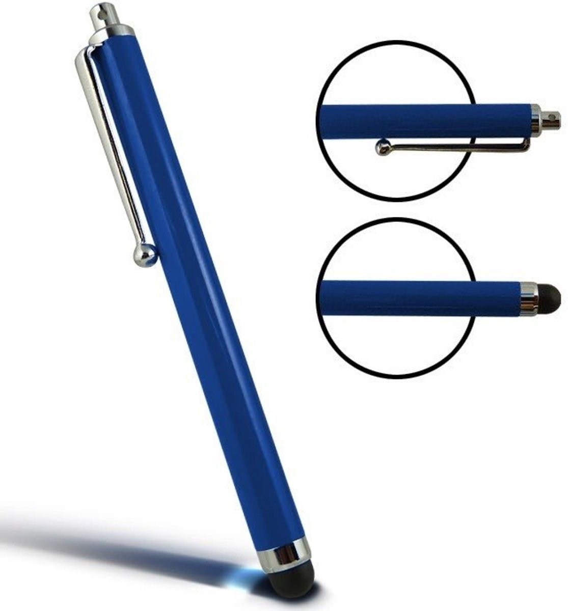 (1 stuk) Stylus touchscreen pen - Donkerblauw