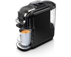 HiBREW H2C Koffiecupmachine – Hot & Cold Brew – Touchscreen – 7 Kopgroottes – Temperatuurregeling – 20 Bar – Compatibel met DG/NS/Lavazza – Zwart