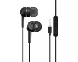 Hoogwaardige Semi-In-Ear Bedrade Koptelefoon met Micro - Ideaal voor Mobiele Telefonie, Computerspellen & Meer!