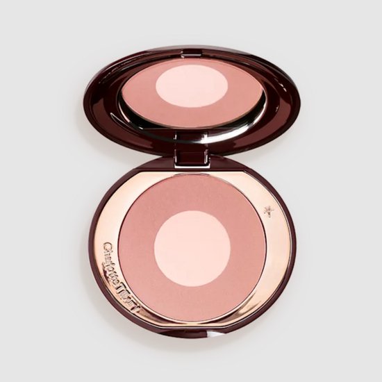 Charlotte Tilbury Pillow Talk Cheek to Chic Blush – 8g – Iconische Duo Blusher voor een Natuurlijke, Stralende Glow