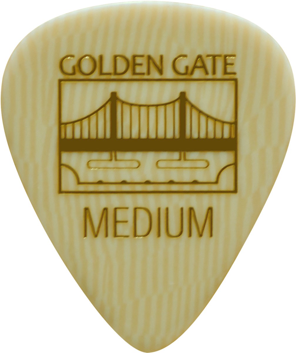Golden Gate MP-441 Sideman Ivoroid plectrum Medium 0.75 mm 12-pack