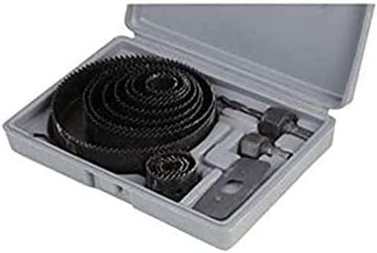 Amboss M 42 Bi-Metall Lochsägen Set 19-83 mm (11-teilig) | Für Aluminium, Stahl, Gipskarton, Holz etc
