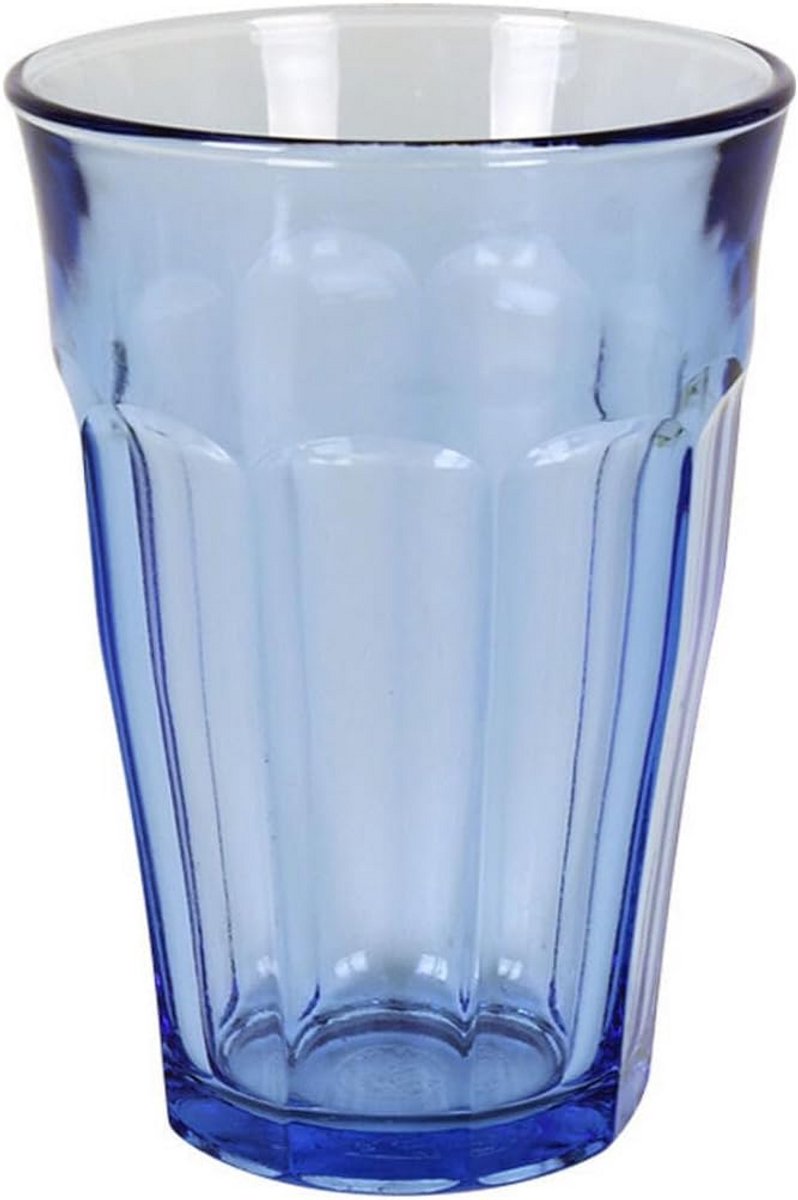 Set van 4 Blauwe Drinkglazen 360 ml - Stevig & Stijlvol