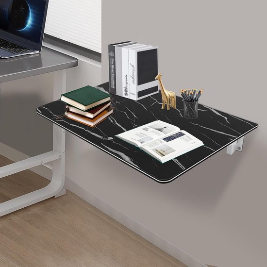 KDR Wandklaptafel 60x40 cm Wit – Opklapbare tafel voor