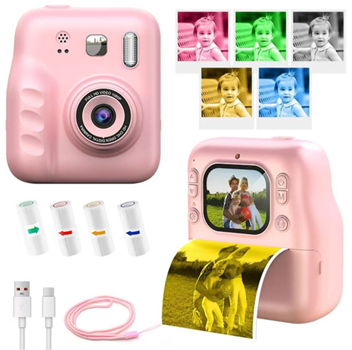 Jumalu Kindercamera Instant - 1080p