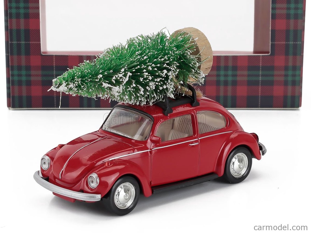 Norev Modelauto Volkswagen kever met Kerstboom / Schaal 1:43
