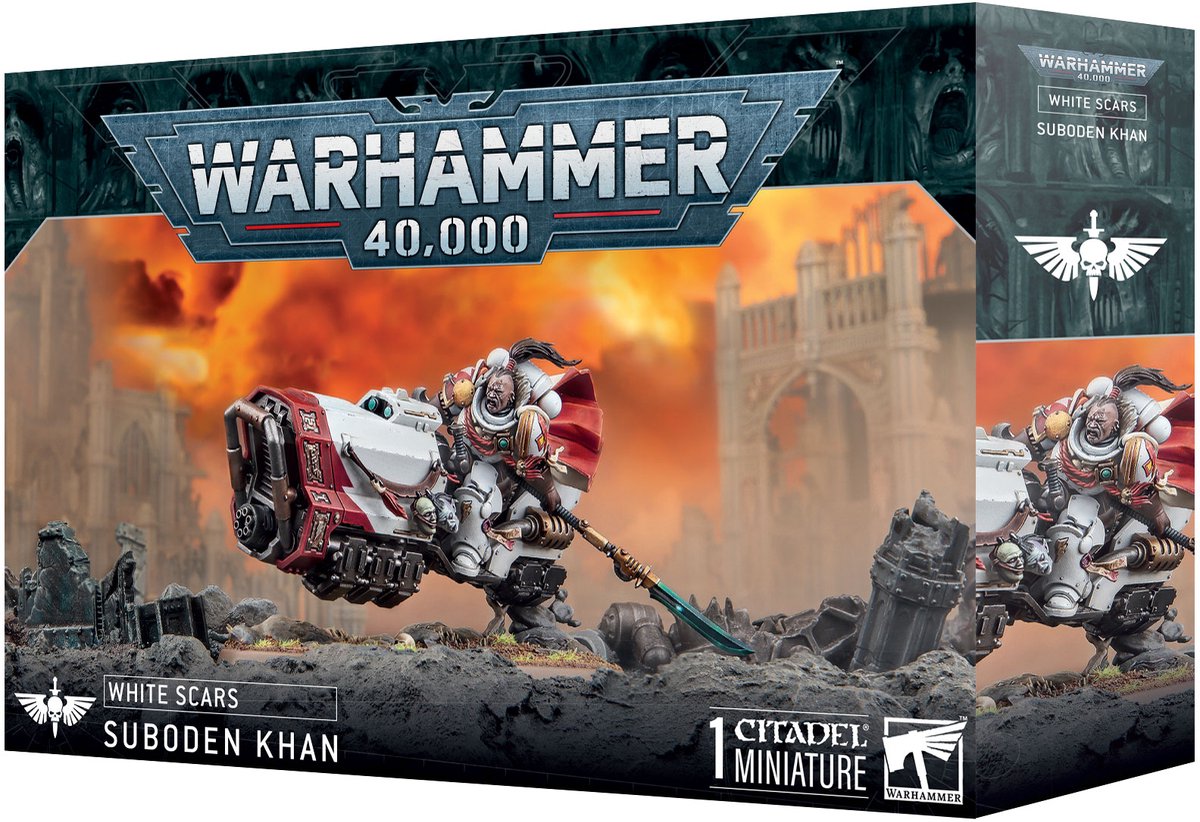 Space Marines White Scars Suboden Khan