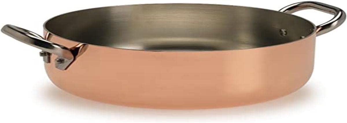 Luxe Koperen Steelpan met Inductiebodem 24 cm