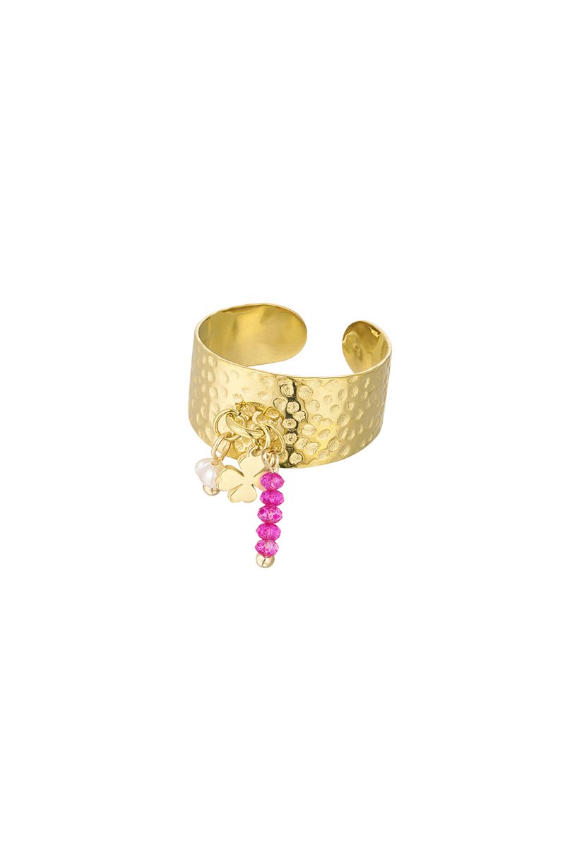YW - Statement ring met bedels - One size