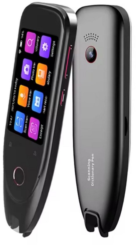 Stylo de traduction et stylo de numérisation portables – Appareil de traduction, dictionnaire et fonction d'enregistrement – 112 Talen– Traducteur électronique pour les Voyages, École et le travail