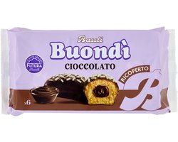 Bauli Buondi Chocolade Cake - Buondì Chocolade Ontbijtsnack - Italiaanse Cake