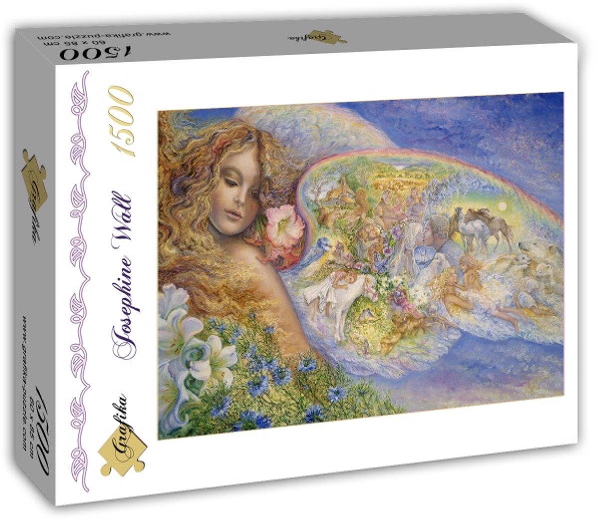 Legpuzzel - 1500 stukjes -Wings of Love, Josephine Wall - Grafika puzzel