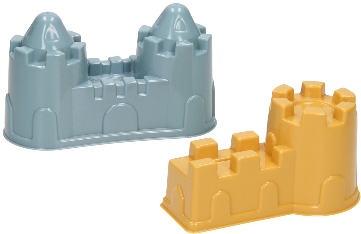 Cavallino Pastel – 4 Moules De Château De Sable Colorés – 22 X 18,2 X 13,5 Cm – Pour Enfants Dès 12 Mois, Plage Ou Bac à Sable