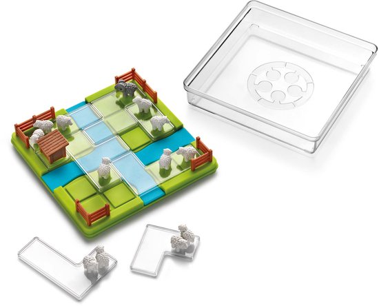 SmartGames Schaapjes Tellen - Logisch Denkspel - 60 Opdrachten - Compact Reisspel & Solospel - Vanaf 7 Jaar